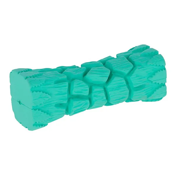 Kerbl Κόρμος ToyFastic turquoise Συμπαγές Λάστιχο Μ16xΠ6.5xΥ6.5cm με Γεύση Bacon