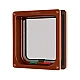 KERBL Pet-Mate® Πόρτα Γάτας 4 Δρόμων Καφέ με Τούνελ Έως 50mm