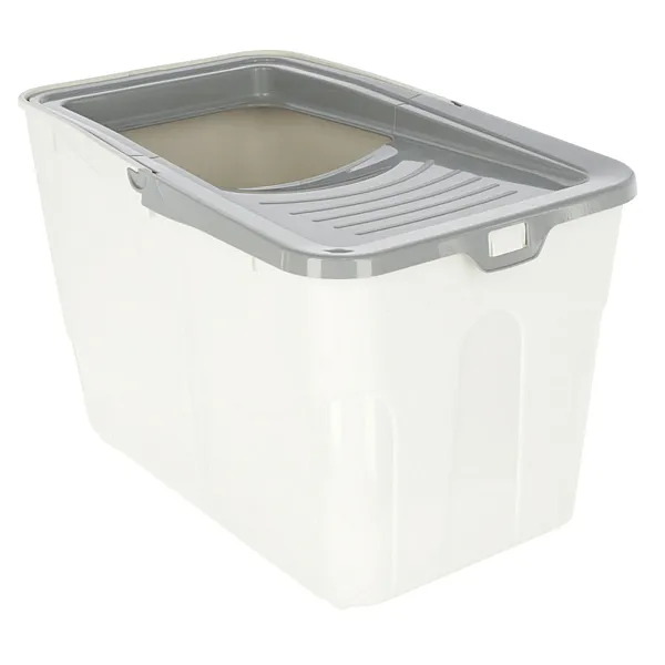 KERBL Κλειστή Τουαλέτα Γάτας  grey/White, 56 x 39 x 38.5 cm, with Scoop