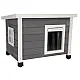 KERBL Σπίτι Γάτας / Μικρόσωμο Σκυλάκι Rustica 57 x 45 x Υ43cm Άσπρο / Γκρι