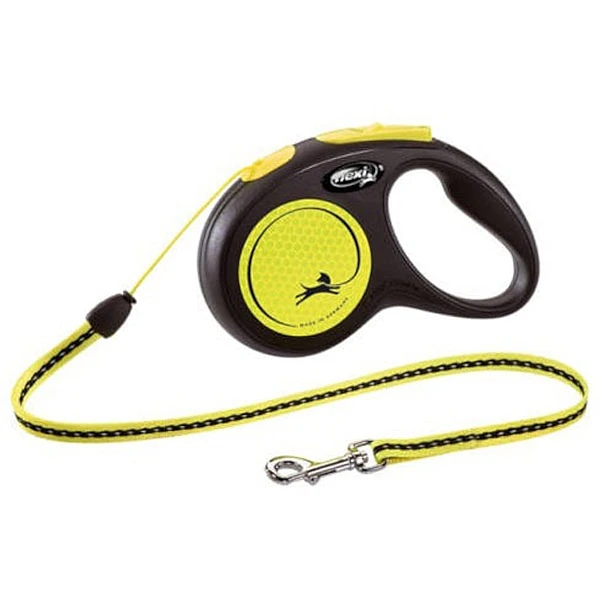 Flexi Neon Κορδόνι Κίτρινο Medium 5 μέτρα, έως 20kg
