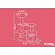 KERBL Cat tree banana leaf, beige, 70x35x100cm, in brown box