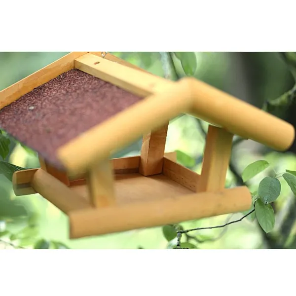 KERBL Ξύλινη ταΐστρα Πουλιών 29*28*Υ18cm 