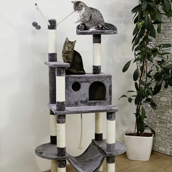 KERBL Ονυχοδρόμιο Γάτας Matteo 59x52xH162 grey