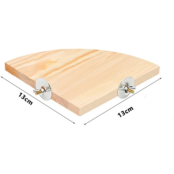 Epigasos Ξύλινη Βεράντα Για Τρωκτικά και Πουλιά 13x13cm