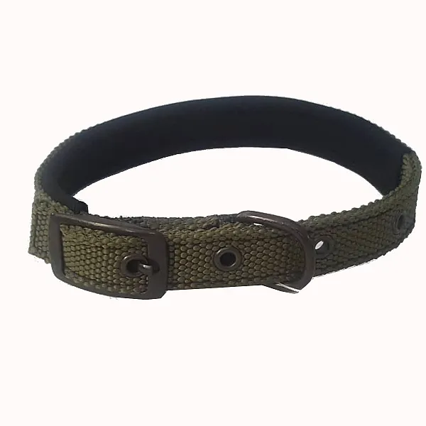 Περιλαίμιο Διπλό Ιμάντα Dark με Επένδυση Neoprene Π2,5cm Μ31-43cm Χακί
