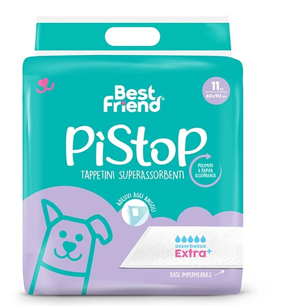 Best Friend Pitstop Υπερ-απορροφητικές πάνες δαπέδου 11 τεμάχια, 60x90cm με Αυτοκολλητα 