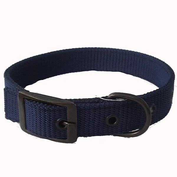 Περιλαίμιο Διπλό Ιμάντα Dark Π3cm Μ34-46cm Σκούρο Μπλε