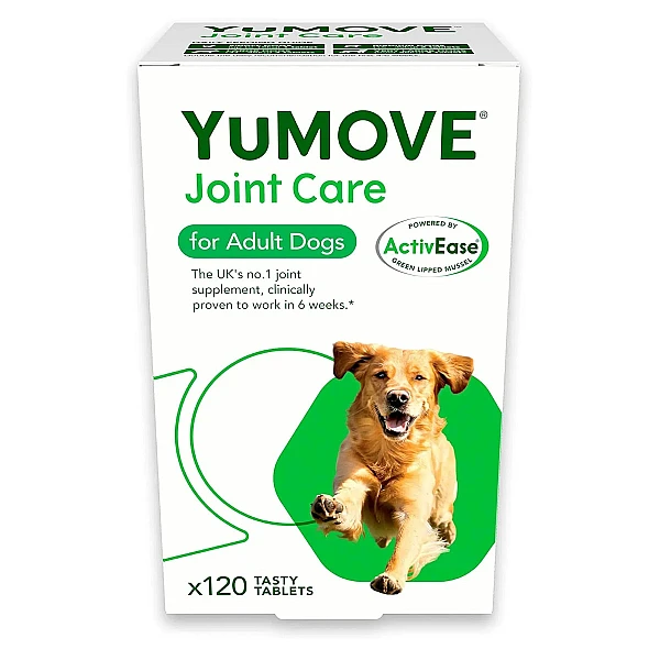 Lintbells YUMOVE Dog  με Χονδροϊτίνη και Γλυκοσαμίνη 120τεμ