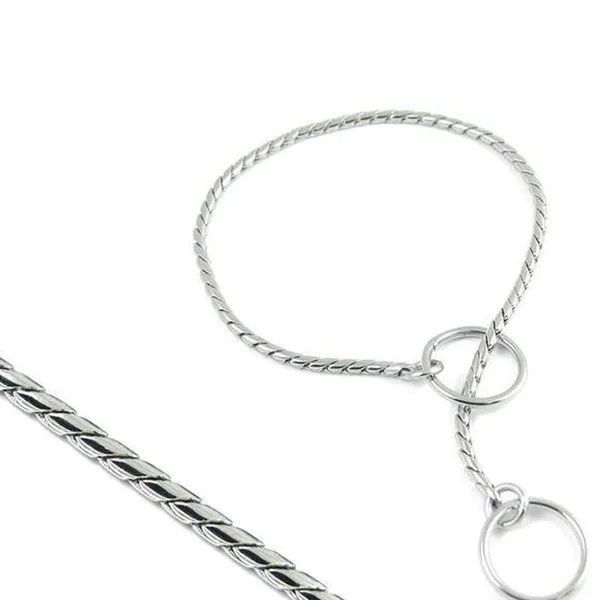 Epigasos Ανοξείδωτη Καδένα Σκύλου Snake 40cm X 4,5mm για σκύλο με κεφάλι έως 35εκ
