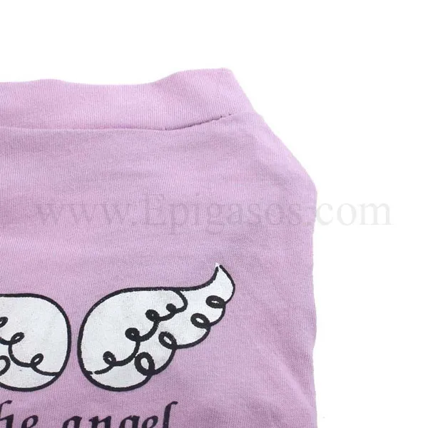 T Shirt Σκύλου / Γάτας The Angel Μωβ 29.5εκ