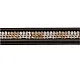 Δερμάτινο Διακοσμητικό Χαλιναριών Rhinestones  "Gold and Silver", cob