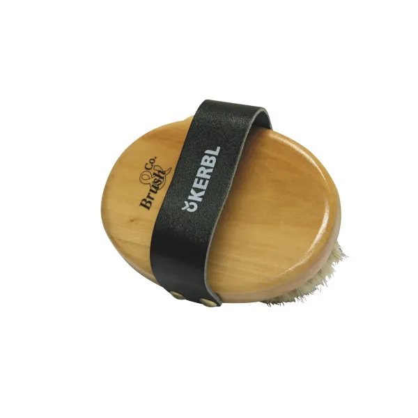 Kerbl Βούρτσα Αλόγου Ξύλο τρίχα κατσίκας Brush&Co 16,5 x 8,5 εκ.