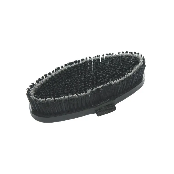 KERBL Βούρτσα Αλόγου Brush&Co Τρίχες Μήκους 3εκ. Μαύρο / Γκρι
