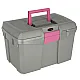 KERBL Βαλιτσάκι Περιποίησης Siena grey/pink
