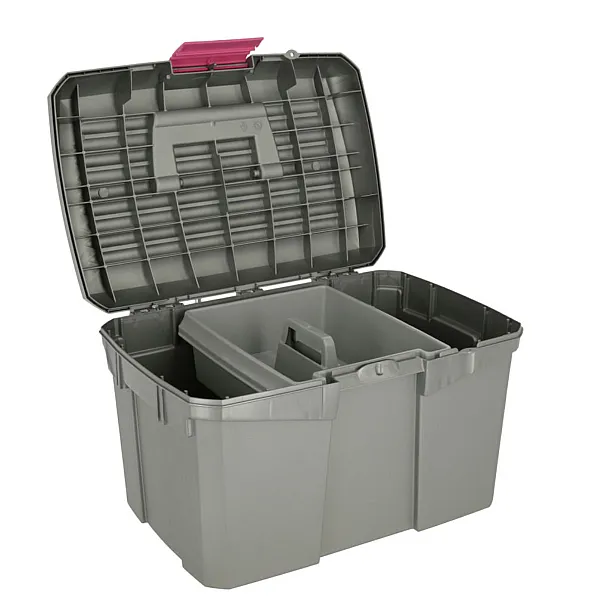 KERBL Βαλιτσάκι Περιποίησης Siena grey/pink