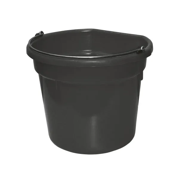 KERBL Κάδος Τροφής Και Νερού Flatback Χωρητικότητας Περίπου 20 λίτρα Χρώμα Μαύρο