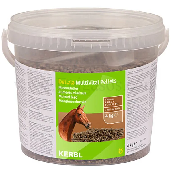 KERBL MultiVital Pellets 4 kg Πολυβιταμίνη για Άλογα