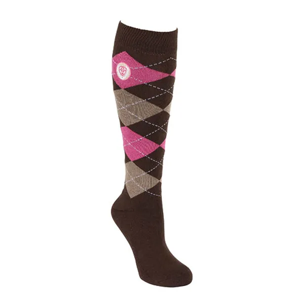 KERBL Κάλτσες Ιππασίας Brescia 37-39  wood / dark-rose