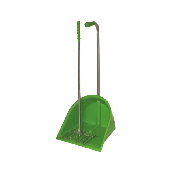 KERBL Σκούπα με Φαράσι Στάβλου Διαστάσεις 78 x 34 x 29 εκ Χρώμα Ανοιχτό Πράσινο