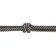 KERBL Καπίστρι απο Σχοινί Cob, navy/beige