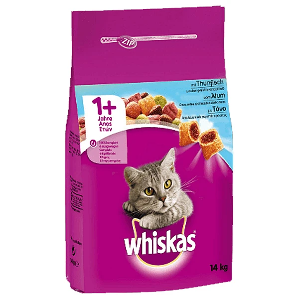 Whiskas Adult με τόνο και γεμιστές κροκέτες 300gr