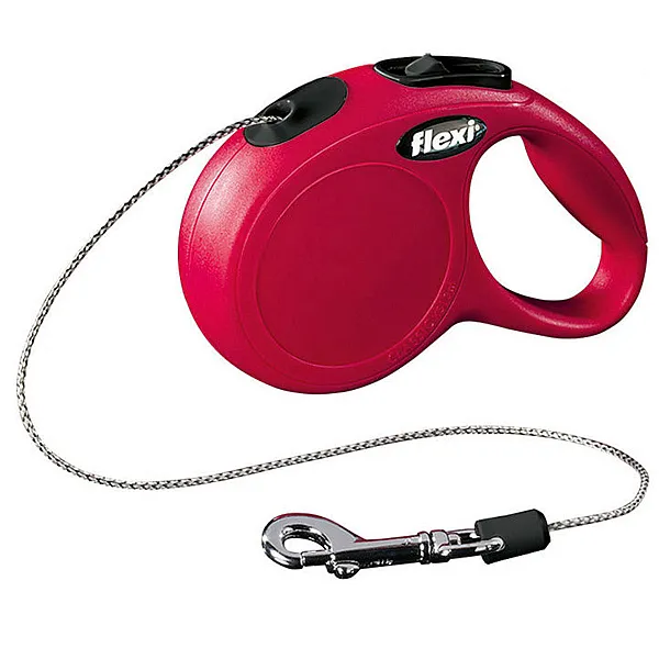 flexi Leash New Classic-Cord XS 3m max 8 kg Red