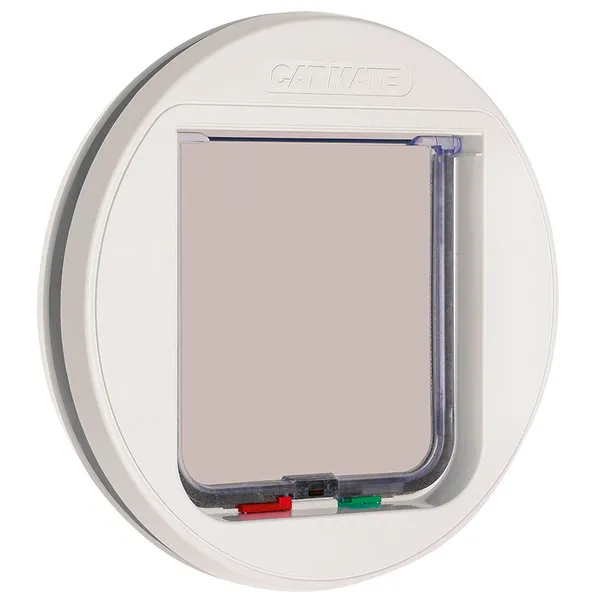 KERBL Pet-Mate® Πόρτα Γάτας 4 Δρόμων Για τζάμι Άσπρη 210W
