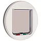 KERBL Pet-Mate® Πόρτα Γάτας 4 Δρόμων Για τζάμι Άσπρη 210W