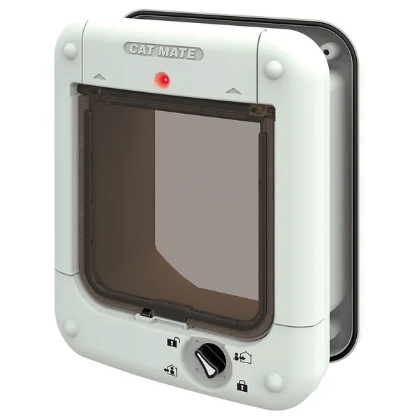 KERBL Pet-Mate® Πόρτα Γάτας Microchip Άσπρη 360W