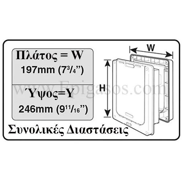 KERBL Pet-Mate® Πόρτα Γάτας 4 Δρόμων Άσπρη
