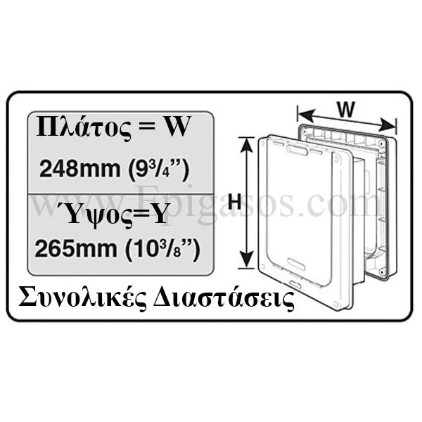 KERBL Pet-Mate® Πόρτα Γάτας 4 Δρόμων Super Selective