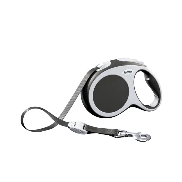 Flexi Vario Αθρακί Extra Small MAX 12KG 3m Με Ιμάντα 