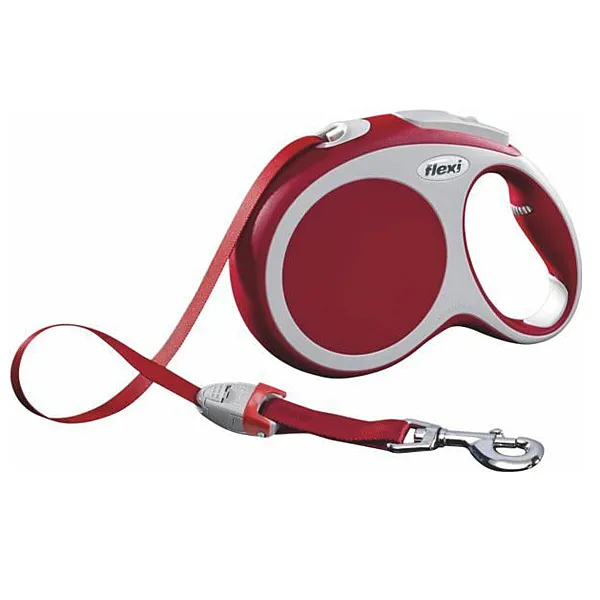 Flexi Vario ΚΟΚΚΙΝΟ L MAX 50KG 8m ΜΕ ΙΜΑΝΤΑ