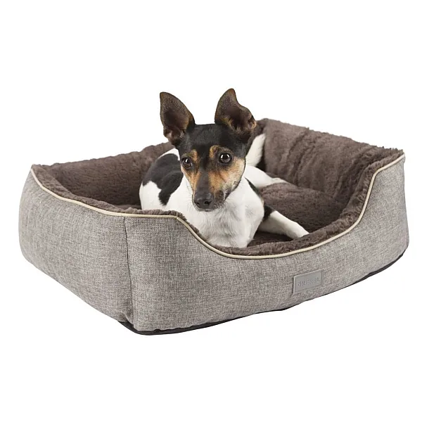 KERBL Snugly bed Samuel silver/darkgrey,60x50x17cm