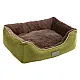 KERBL Snugly bed Samuel grey/green,60x50x17cm