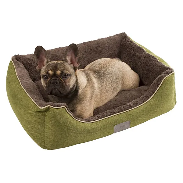 KERBL Snugly bed Samuel grey/green,60x50x17cm