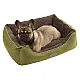 KERBL Snugly bed Samuel grey/green,60x50x17cm