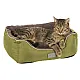 KERBL Snugly bed Samuel grey/green,60x50x17cm