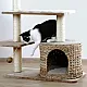 KERBL Cat tree banana leaf, beige, 70x35x100cm, in brown box