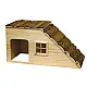 Ξύλινη Καμπίνα Τρωκτικών #Με Ράμπα ΜxΠxΥ 50x25x25 εκ.
