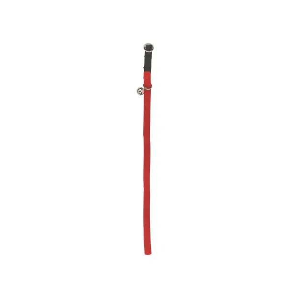 Κολάρο Γάτα Βελούδο 30cm 10mm Χρώμα Κόκκινο