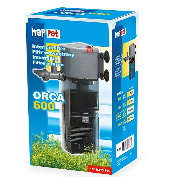 Εσωτερικό Φίλτρο Ενυδρείου  Orca 600l / h για 120 - 200L