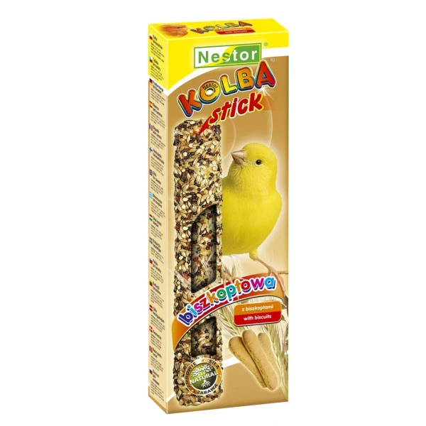 Nestor Στικ / Λιχουδιά για Καναρίνια με Μπισκότο 2 τεμ. 85 γρ.
