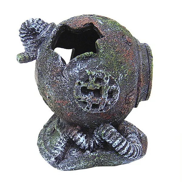 Διακοσμητικό Ενυδρείου Κράνος 6.5 x 6.5 x Υ7 cm