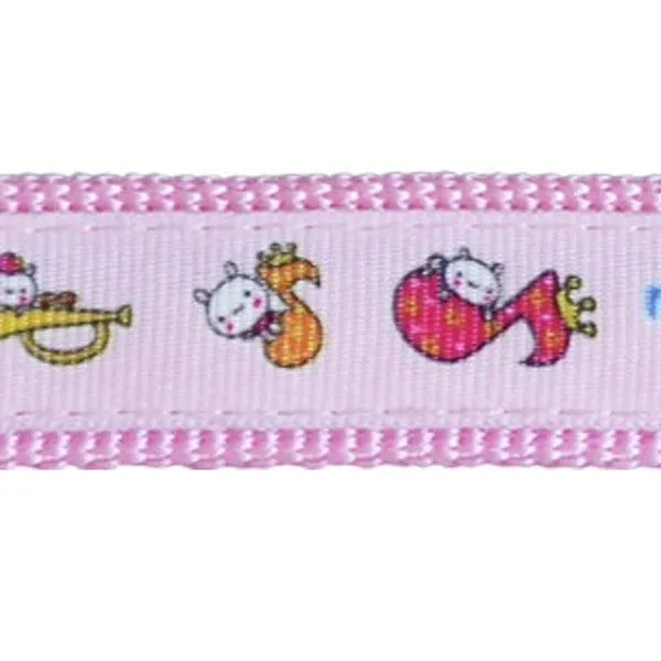 Επιστήθιο Σκύλου 25-31cm 1cm Ροζ