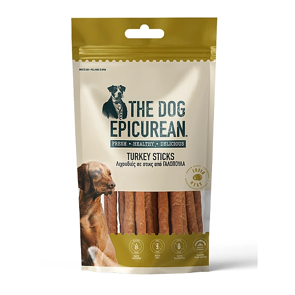 DOCA Dog Epicurean Sticks Σκύλου Γαλοπούλα 100gr